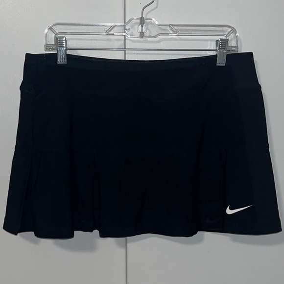 Nike Dresses & Skirts - Nike Dri-Fit Pleated Tennis Golf Skort Skirt w Shorts Women’s Large L Black